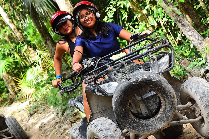 Cenote, Zipline & ATV Shared Combo 3x1 from Playa del Carmen & Cancun - Cooling off in an open-air cenote