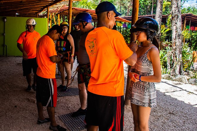 Cenote, Zipline & ATV Shared Combo 3x1 from Playa del Carmen & Cancun - Chicken fajitas and a quick finish