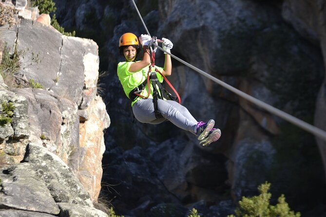 Ceres Zipline Tour - The first platform and the view over Ceres