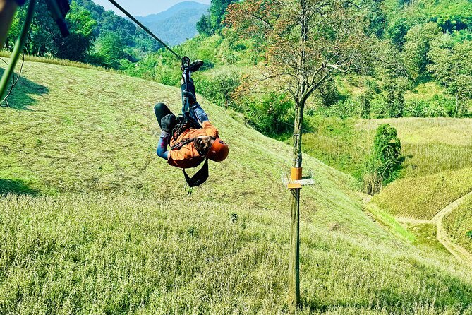 Chiang Mai 3 in 1 Zipline, Elephants and Sticky Waterfall - Climbing Bua Thong Sticky Waterfall