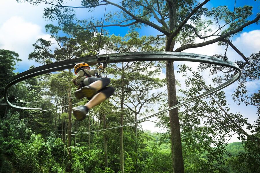 Chiang Mai: Jungle Flight Zip Line Roller Coaster - The hour-long ride from Chiang Mai to the forest