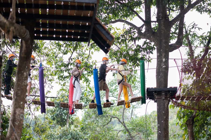 Chiang Mai: Pongyang Jungle Coaster & Zipline with Transfer - Food, drinks, and the midday pause
