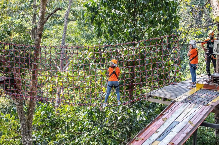 Chiang Mai: Pongyang Jungle Coaster & Zipline with Transfer - Getting ready for the jungle coaster and zipline