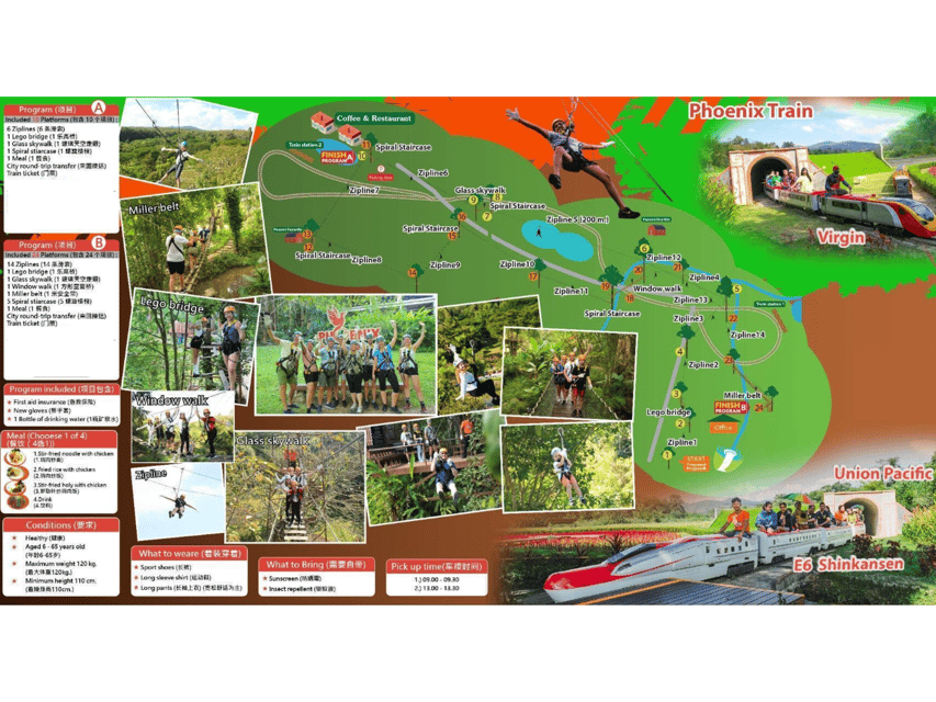 Chiang Mai: Zipline adventure with lunch & city hotel pickup - A Mae Rim course built around obstacles, not sightseeing