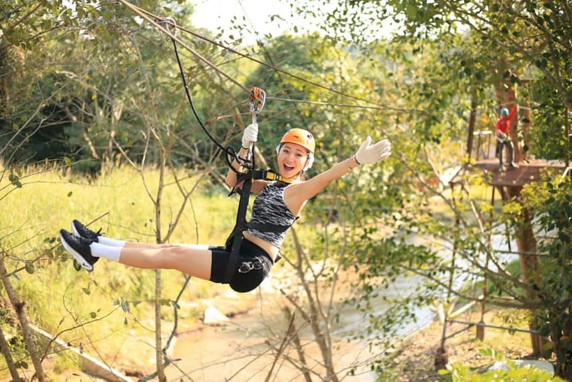 Chiang Mai: Zipline & High Rope without Lunch & Transfer - Key points at a glance