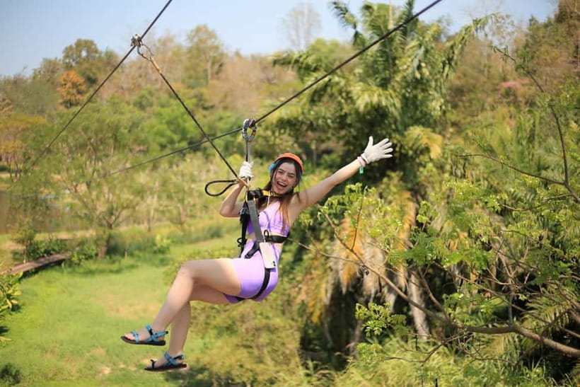 Chiang Mai: Zipline & High Rope without Lunch & Transfer - Choosing between ziplining and high ropes