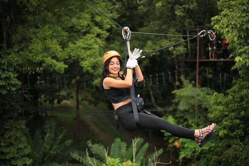 Chiang Mai: Zipline & High Rope without Lunch & Transfer - The tiny train, farm, and animal area