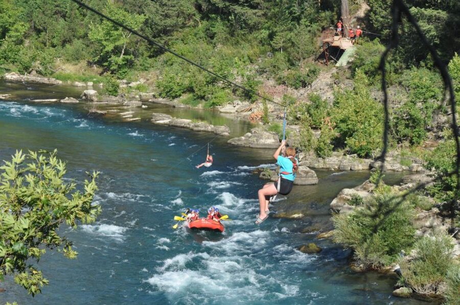 City of Side: Rafting, Zipline, Jeep, Buggy and Quad Combo - Rafting the 14 km course and 10 rapids