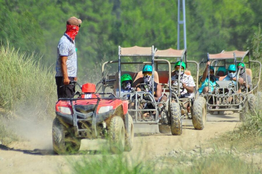 City of Side: Rafting, Zipline, Jeep, Buggy and Quad Combo - Jeep safari on rocky off-road routes