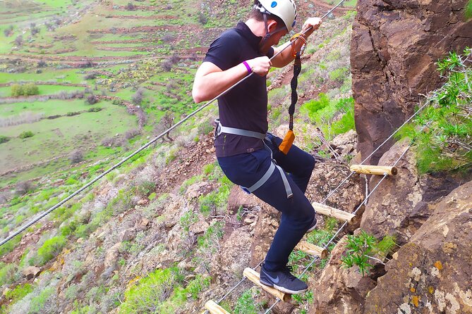 Climbing + Zipline + Via Ferrata + Cave. Adventure route in Gran Canaria - Is $84.63 a fair price?