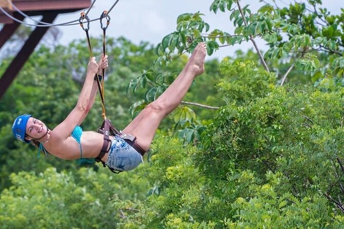 Combo-Adventure: ATV, Ziplines, Rappel and Cenote with Lunch - Caverna cenote: fresh water with a cave atmosphere