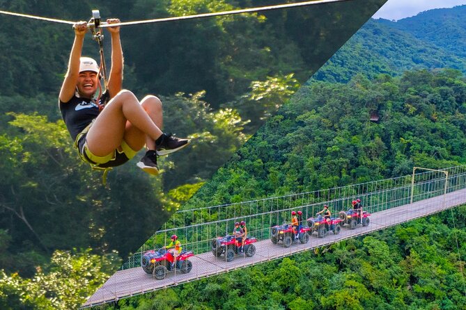 Combo ATV Jorullo Bridge + zip lines + mule ride - Key points at a glance