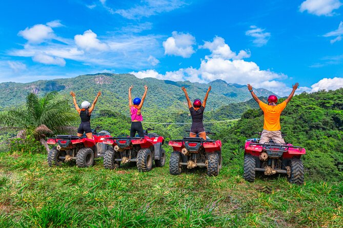 Combo ATV Jorullo Bridge + zip lines + mule ride - How the guides shape the day