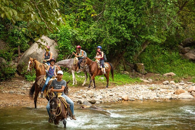Combo Horseback Riding in Vallarta with ATV and Ziplines. - The waterfall and short jungle walk