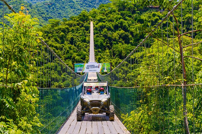 Combo RZR Zip Lines and Mule Ride Jorullo Route - The Jorullo bridge and waterfall stop