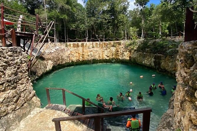 Complete Shared ATV Tour Horse Zip Lines Cenote and Lunch - Chicken fajitas make the midday meal simple