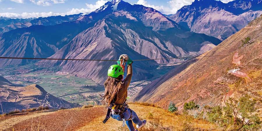 Cusco: Rafting in Cusipata + Zipline over South Valley - From river level to the South Valley zipline