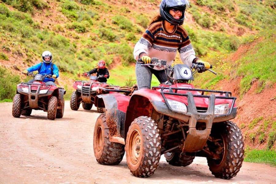 Cusco: Zipline + ATV's | Salt Mines of Maras and Moray | - The Maras salt mines, bright terraces in the hills