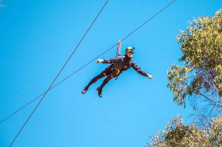 Cusco: Zipline in the Sacred Valley - Getting fitted with the right equipment