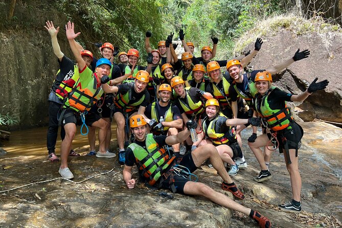 DaLat Canyoning & Experience 1500m Zipline - The Washing Machine finish