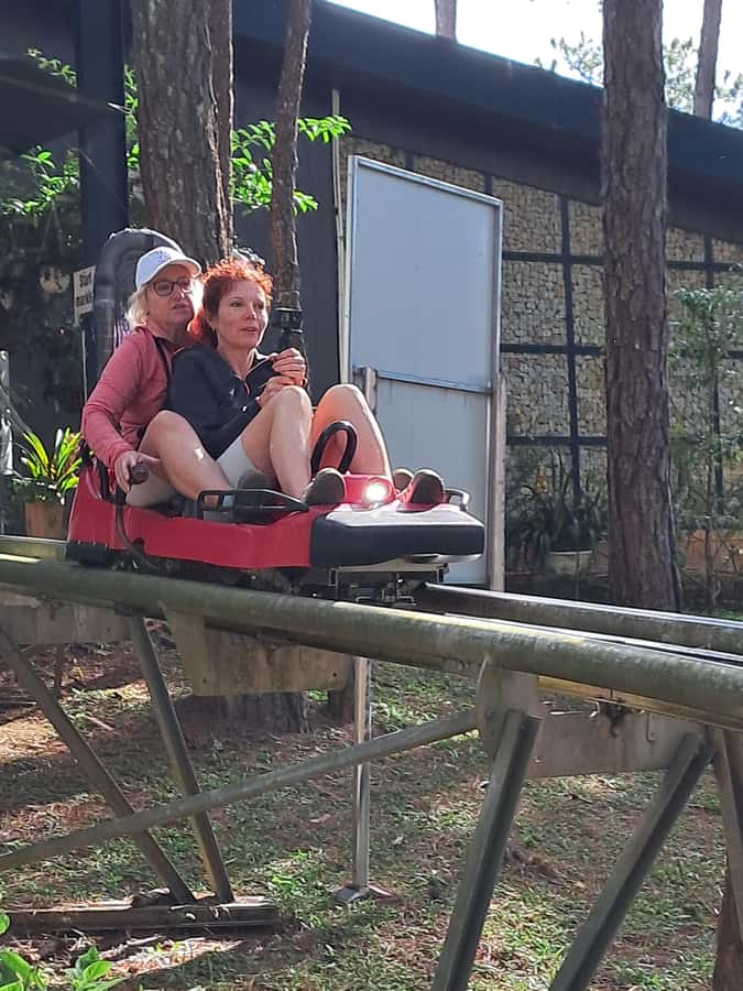 Dalat city tour by private car Combined train trip, Ziplines - Lunch is local, but not included