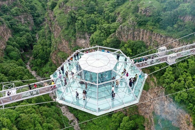Dashbashi Canyon, Glass Bridge, Bicycle Zip Line, Swing, Private Full Day Tour - Four hours at the canyon