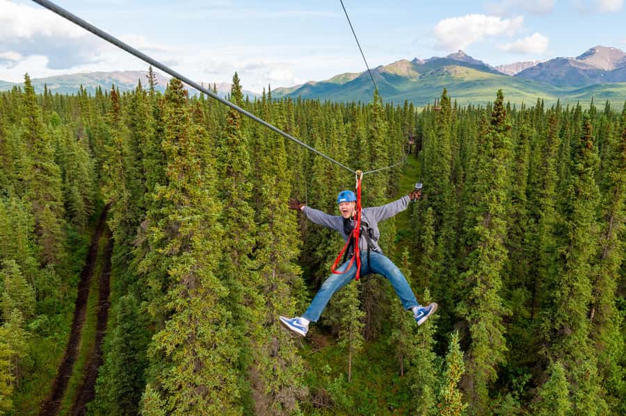 Denali Park Zipline Adventure - Who will enjoy this most?