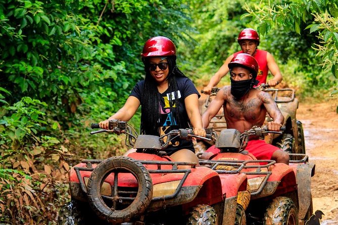 Drive An Atv, Live The Experience Of Ziplining And Swim On A Real Cenote - ATV riding: fun, but shared by default