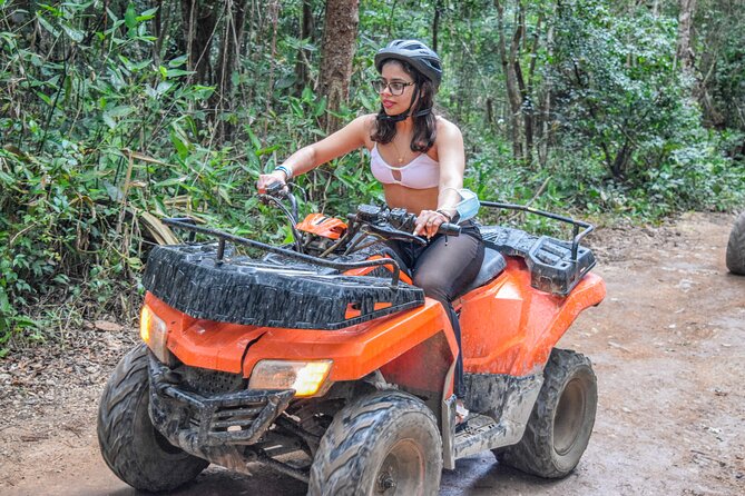 Drive an Atv shared, swim in a Cenote and ziplines in the Cancun - Safety, comfort, and the social atmosphere