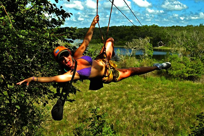 Drive an Atv shared, swim in a Cenote and ziplines in the Cancun - The road from Cancun sets the tone