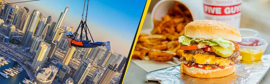 Dubai: Marina Ziplining with Photos, Video and Meal - What the timing really feels like