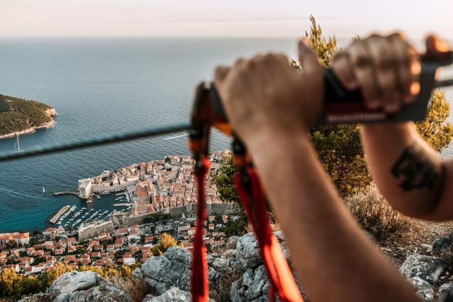 Dubrovnik: Sunset Zip Line Experience Followed by Wine - Key points at a glance