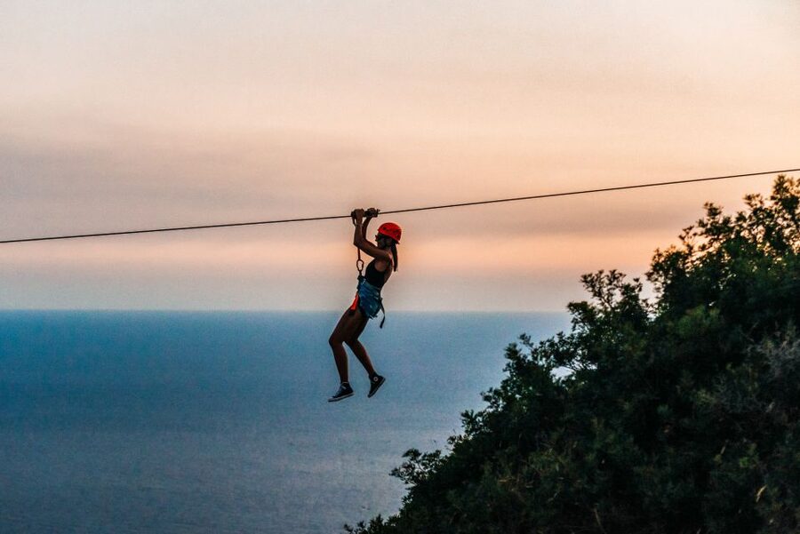 Dubrovnik: Sunset Zip Line Experience Followed by Wine - What the $70 price covers