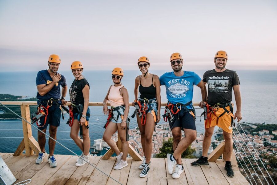Dubrovnik: Sunset Zip Line Experience Followed by Wine - Meeting point and timing need care