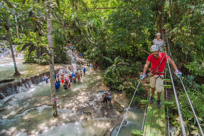 Dunn's River Falls and Zipline (Over the Falls) Adventure Tour from Ocho Rios - Why the zipline comes before the waterfall climb