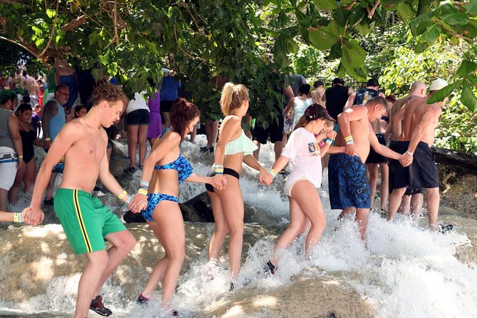 Dunn's River Falls and Zipline (Over the Falls) Adventure Tour from Ocho Rios - What the seven lines and four bridges feel like