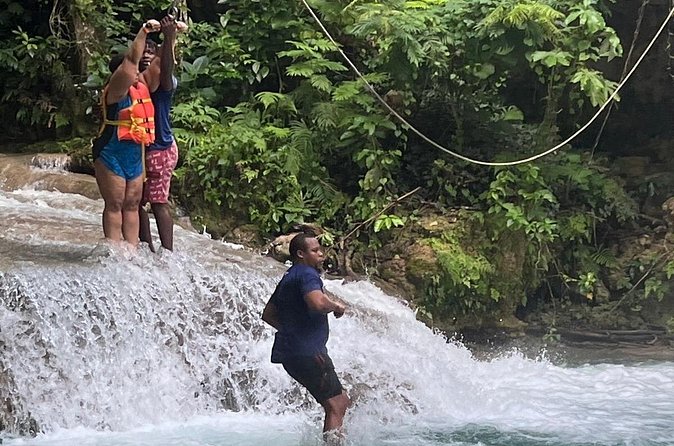 Dunns River Falls and Zipline Adventure from Kingston - Comfort, participation, and practical limits