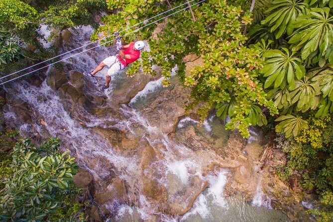 Dunns River Falls, Zipline, Bamboo Rafting, Horseback Ride Tour - Dunn’s River Falls: climb the water, not just view it