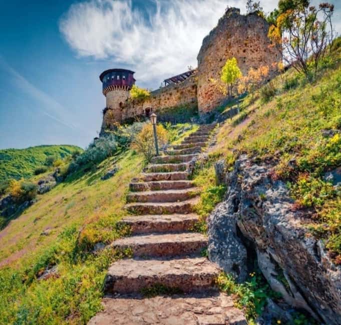 Durres/Golem: Zipline Albania and Petrela Castle - Who will enjoy this most