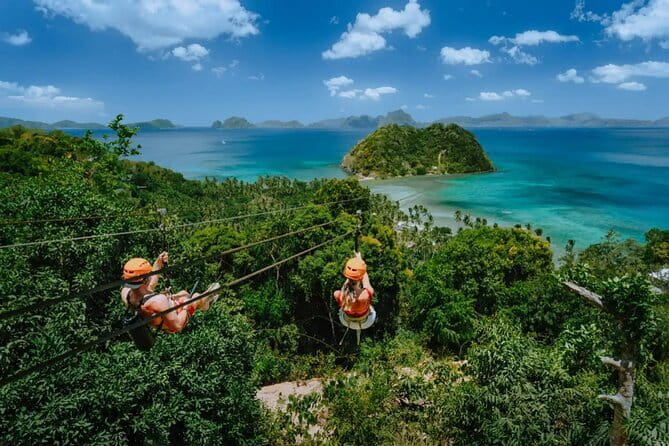 El Nido Palawan Zipline One Way - Choosing Seated or Superman Style