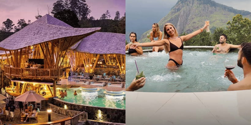 Ella Ravana Pool Club Dip & Dine+2 Free Cocktails!+Zipline - A pool club day with a zipline attached