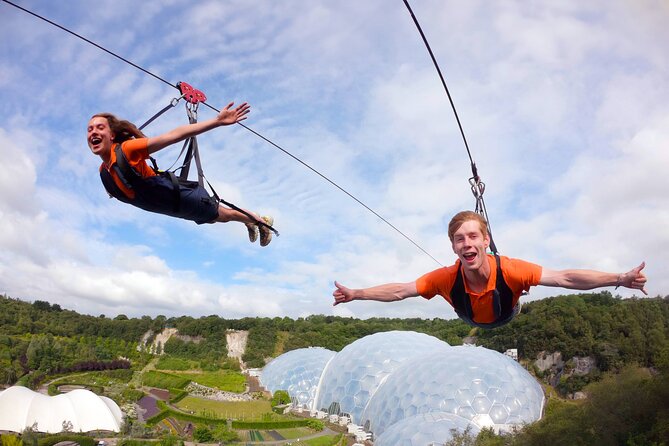 England’s Fastest Zipline at the Eden Project - Check-in and the first practical steps
