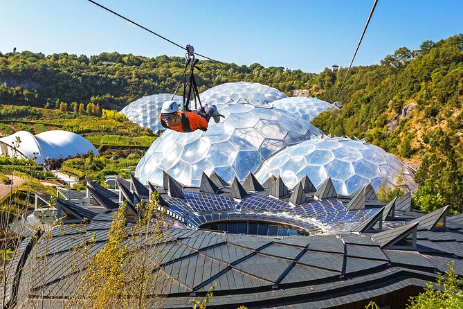 England’s Fastest Zipline at the Eden Project - Harness fitting and the safety briefing