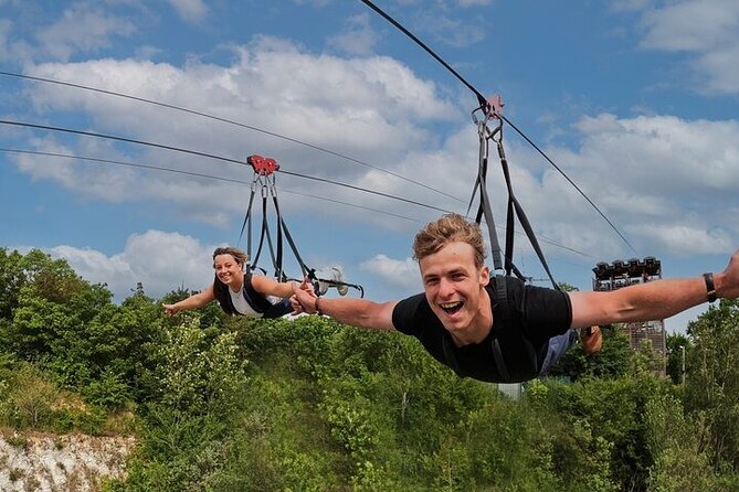 England's Longest Zipline in Kent - What the launch feels like