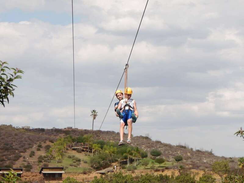 Ensenada: Las Cañadas Campamento Canopy Tour with Zip Lines - The hanging bridges slow things down