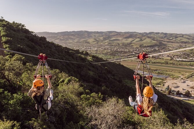 Epic Zipline Tour near Santa Barbara - Three lines, three chances to settle in