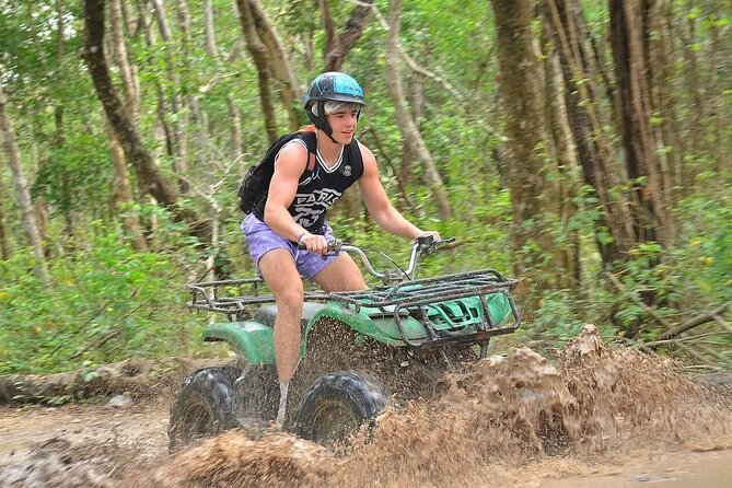 Exciting Day in Tulum Jungle: ATVs, Cenote, Zip lines, Rappel - Six zip lines above the trees