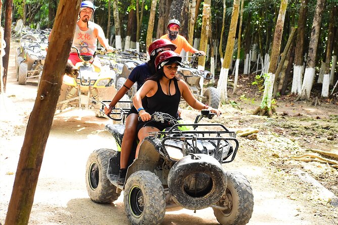 Experience ATV (shared) Ziplines & Cenote with Lunch from Cancún - Reaching Amazing Adventures Park from Cancun