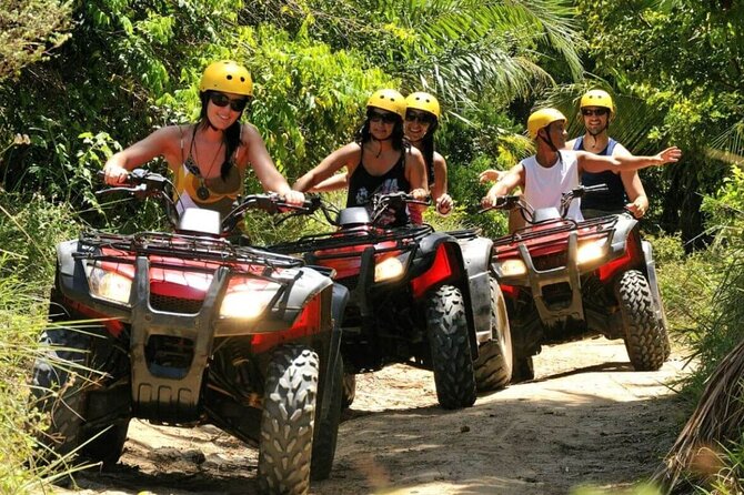 Experience in Atvs in the Mayan Jungle with Cenote and Zip Line - Riding an ATV through the jungle