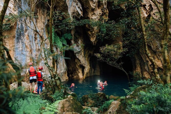 Explore Phong Nha Cave by Boat - Zipline Dark Cave - Ziplining across the Chay River